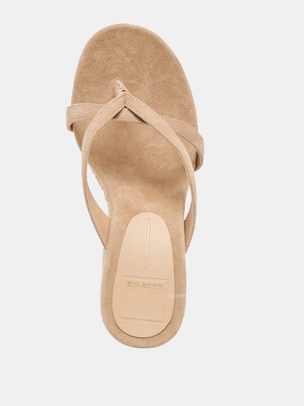 Dolce Vita Helan Espadrille Wedges in Camel Suede; Size 8 - Picture 8 of 16